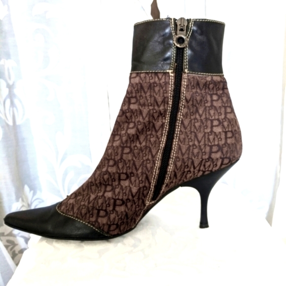 Get 50% off- PEDRO MIRALLES Size 9 Medium Vintage heeled Ankle Boots - Picture 7 of 16
